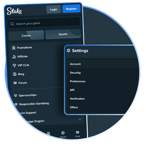 Enjoy a smooth and easy Stake app interface.