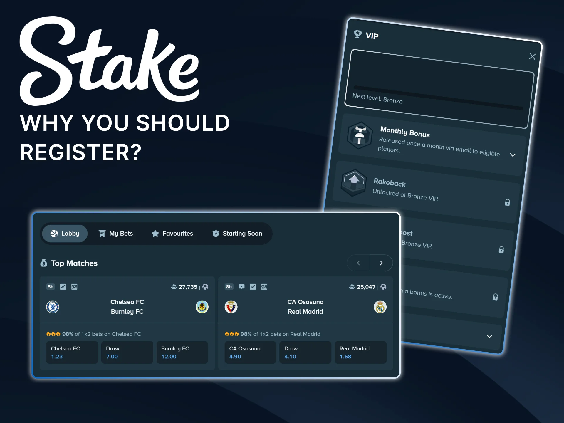 Find out why thousands of Indian players register and play on Stake every day.