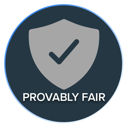 Transparent and fair gaming results guaranteed by Stake.