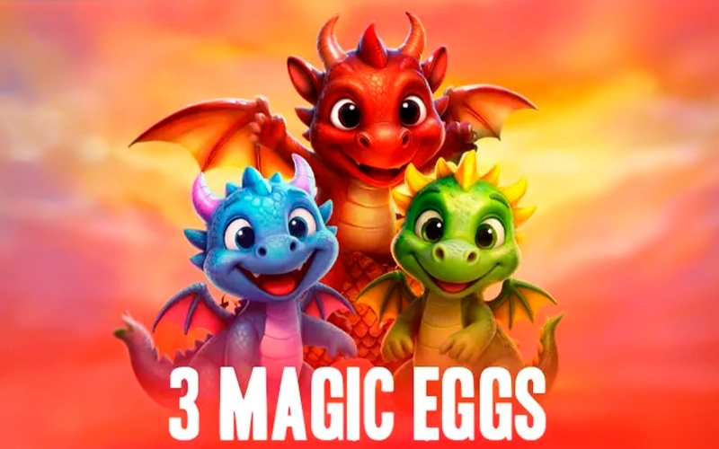 Play the new 3 Magic Eggs slot at Stake.