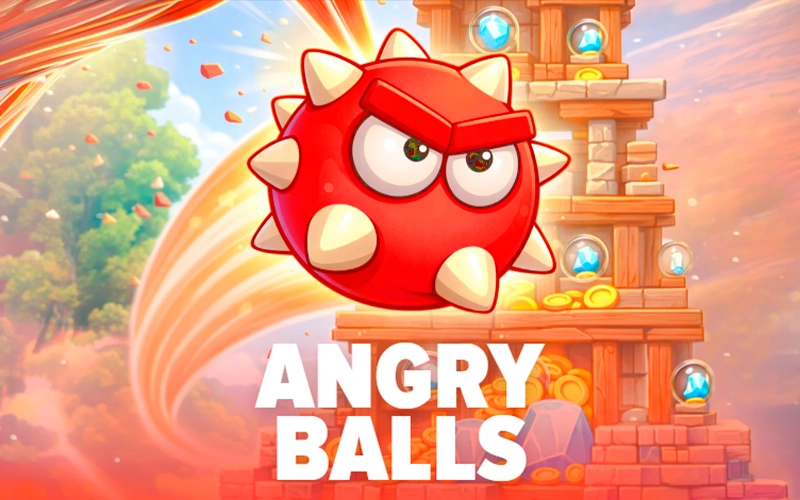 Play the fun Angry Balls mini-game at Stake.