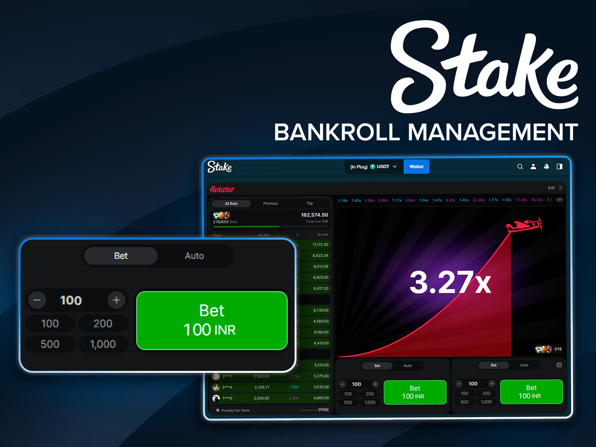 Smart budget control for long-term play at Stake.