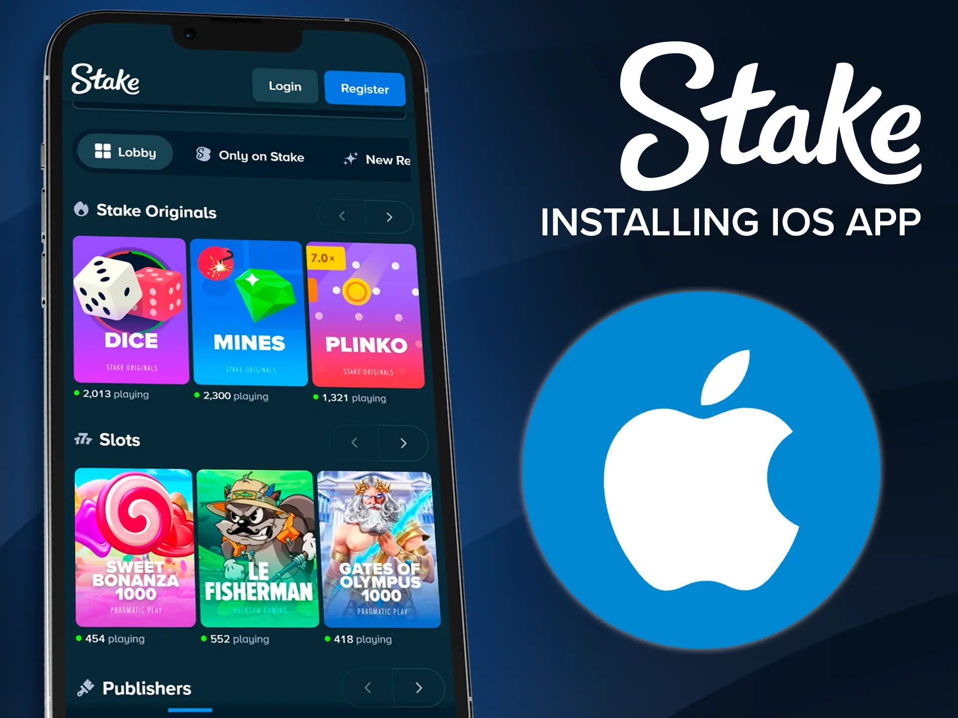 Add the Stake web app to iOS.