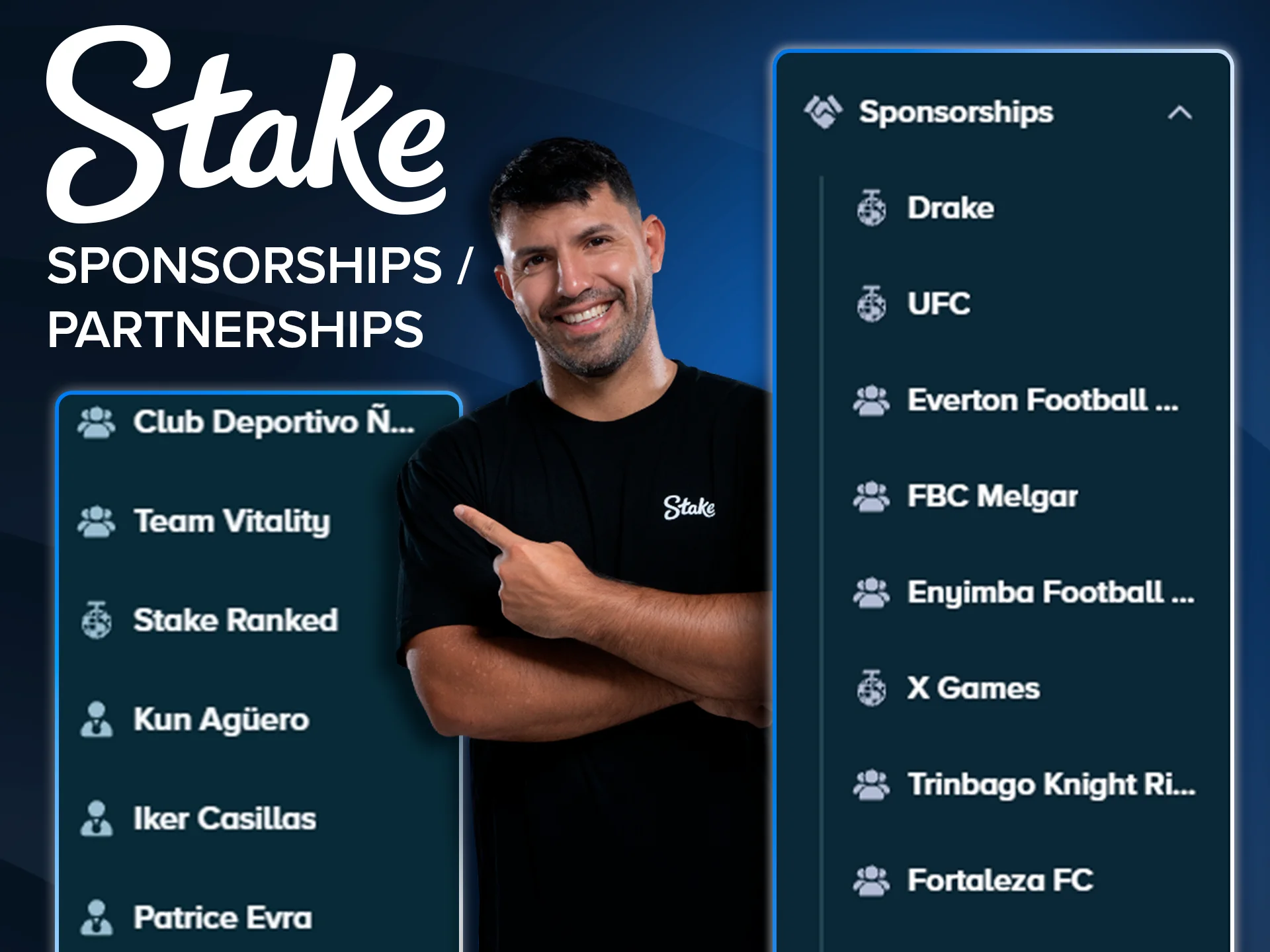 View official global partners of Stake.