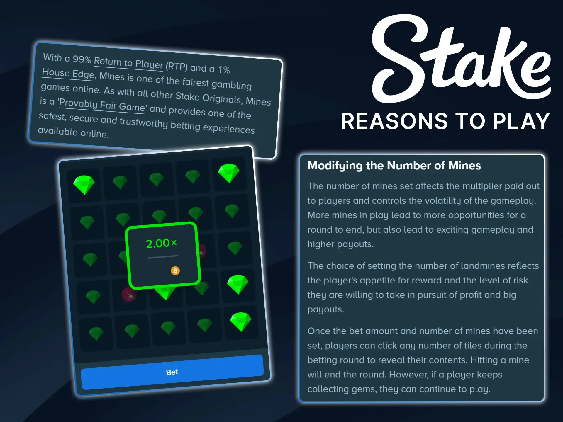 Experience fair play and high multipliers when you play Mines on the Stake India platform.