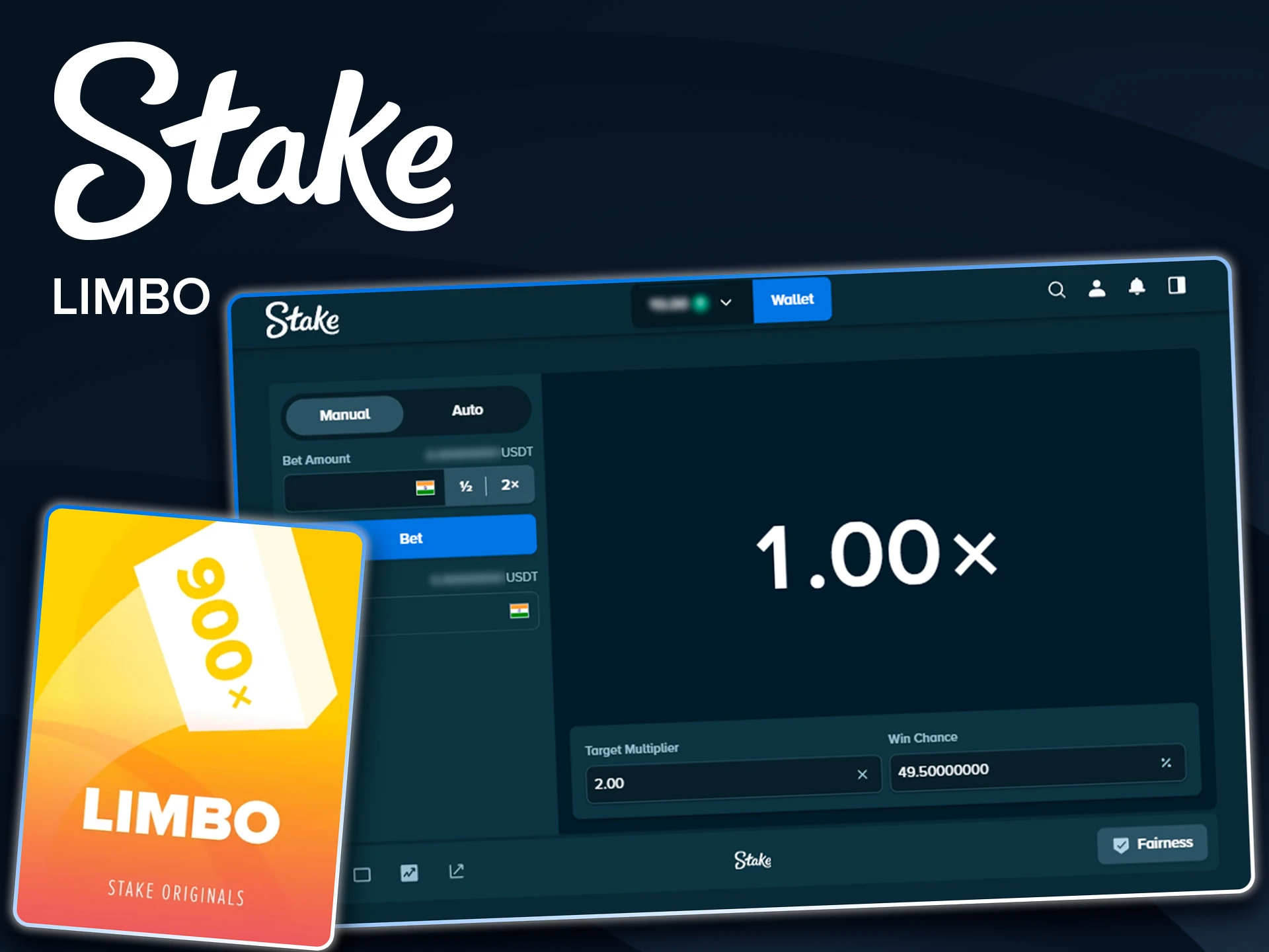 Aim for massive payouts in the Stake Limbo original game.