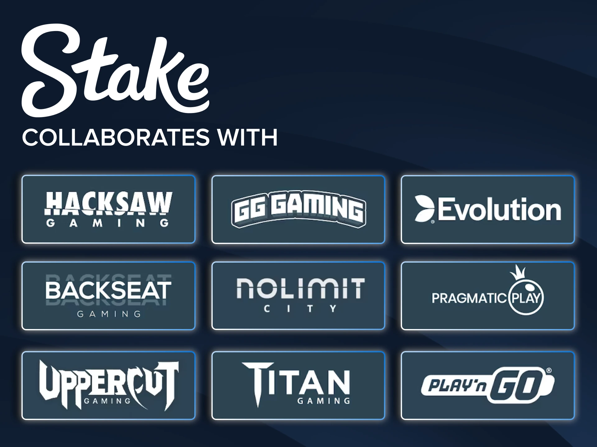 Discover premium game developers who partner with Stake in India.