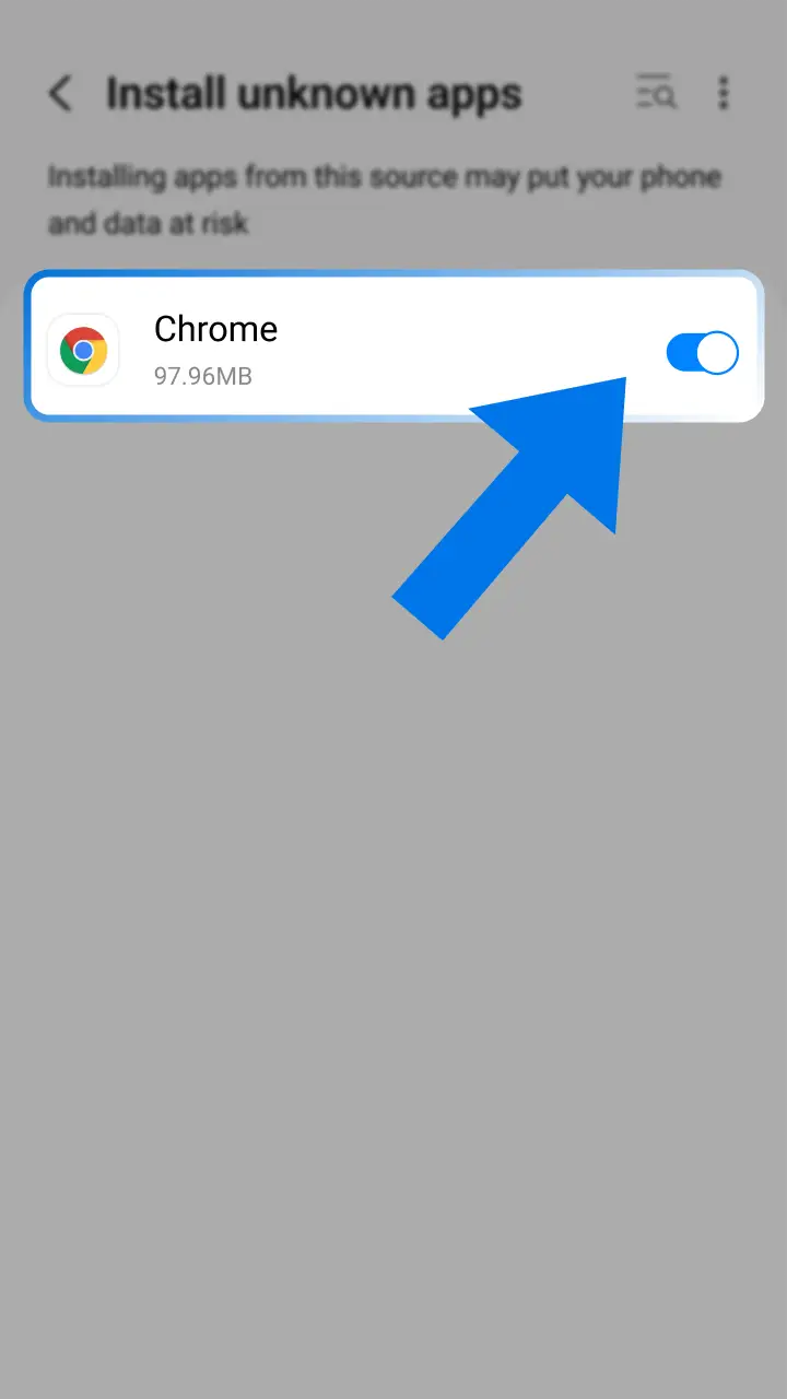 Allow the installation of apps from unknown sources in your phone's settings.